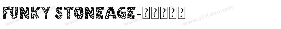 Funky Stoneage字体转换